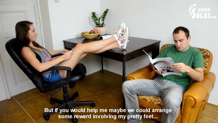 Czech Soles - Sexy classmate's foot offer